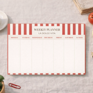 life's pleasures in daily planning